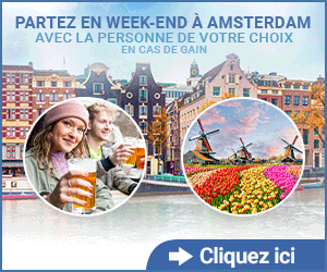 Jeu-concours : Gagnez un week-end à Amsterdam pour 2 personnes