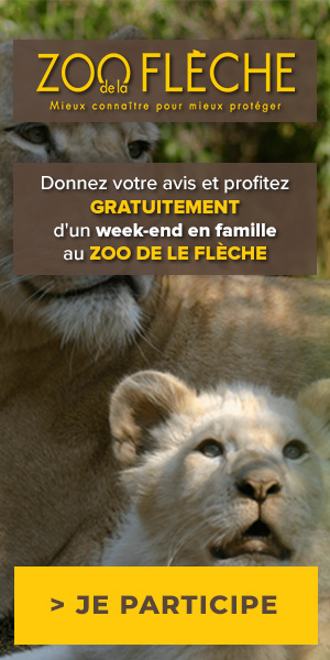 Jeu-concours gratuit : Gagnez un week-end en famille au Parc zoologique de La Flèche