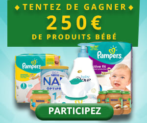 Jeu-concours Gagnez 250 euros de produits pour bébés