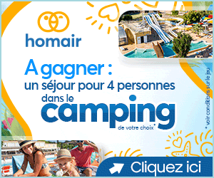 Jeu-concours gratuit : Gagnez un séjour pour 4 personnes dans un camping